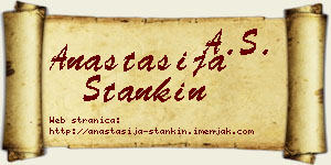 Anastasija Stankin vizit kartica